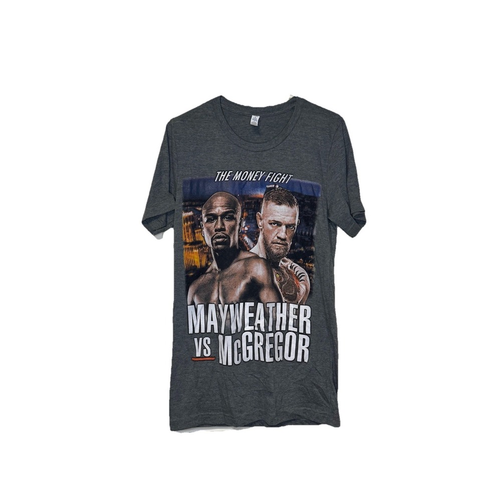 The Money‎ Fight Boxing Men's Tee Shirt Mayweather Vs McGregor Black Size Small
